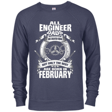 The Best Engineer Dad Born In February Funny Tshirt Gift