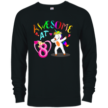 8th Year Old Birthday Tee Dabbing Unicorn Gifts T Shirts