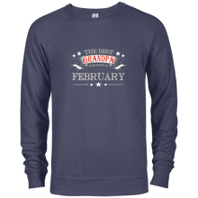 Mens The Best Grandpa was Born in February T-Shirt