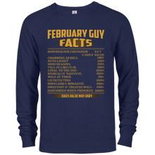 FEBRUARY Guy Facts Birthday t-shirt