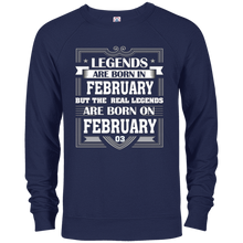 Legends Are Born On February 03 T Shirt February Birthday