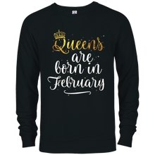 Queens Are Born in February Shirt Birthday Gifts for Women