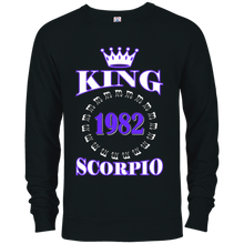 King Scorpio T-shirt Born In 1982 Birthday Gifts For Men