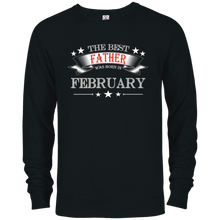 Mens The Best Father was Born in February T-Shirt