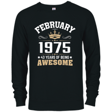 Birthday gift February 1975 - 43 years of being awesome