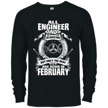 The Best Engineer Dad Born In February Funny Tshirt Gift