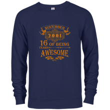 16 Of Being Years Awesome November 2001 Tee Shirt