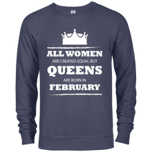 Queens Are Born In February T-shirt Funny Tee