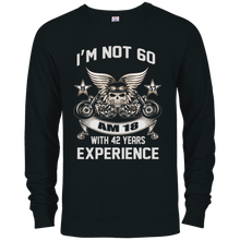 I'm Not 60 I'm 18 Years Birthday Vintage Biker Shirt Gift