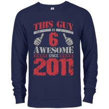 Vintage Born in 2011 6th Birthday Gifts 6 This Guy Awesome
