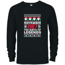 November 1987 The Birth Of Legends Christmas T Shirt