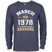 Birthday gift March 1978 - 40 years of being awesome