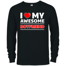 I Love My Awesome Boyfriend T-Shirt Funny Best Boyfriend
