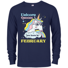 Unicorn Queens Are Born In February T-shirt Kid's Gifts