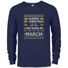 Queens Of Christmas Are Born In March Ugly Christmas Tee