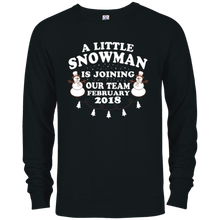 February 2018 A Little Snowman Is Joining Our Team T-shirt