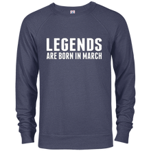 Legends Are Born In March Funny Birthday T-shirt