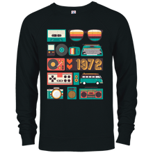 Vintage,retro,geometry,since,made,born,in, 1972 45th