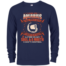 Aquarius Gifts - Aquarius Born With Heart On Sleeve Shirt