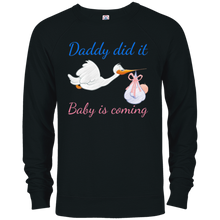 Baby Announcement Shirt Daddy did it - Baby is coming