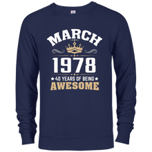 Birthday gift March 1978 - 40 years of being awesome
