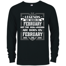 Legends Are Born On February 02 T Shirt February Birthday