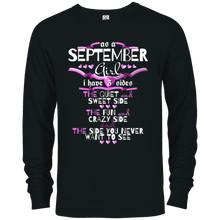 September Girl,Crazy, Sweet and Fun Birthday B Day Gift Tee