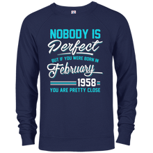 Nobody Is Perfect February 1958 T-shirt 60th Birthday