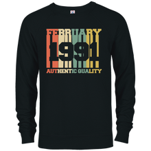 February 1991 Birthday Month Retro Vintage Shirt Gift