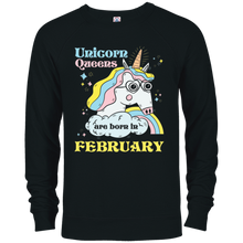 Unicorn Queens Are Born In February T-shirt Kid's Gifts