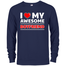 I Love My Awesome Boyfriend T-Shirt Funny Best Boyfriend