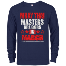 Muay Thai Masters Are Born in MARCH T-Shirt Distressed