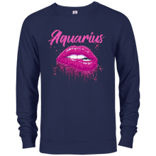 Aquarius Zodiac Birthday Pink Lips T-Shirt for Black Women