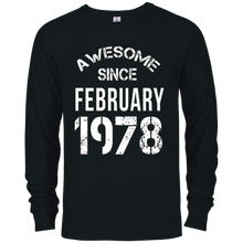 Awesome Since February 1978 best 40th birthday gift t-shirt
