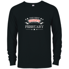 Mens The Best Grandpa was Born in February T-Shirt
