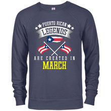 Funny Puerto Rican Legends Are Created In March T-shirt